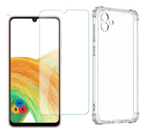 Mica (s/1.25) Estuche (s/5.50) Transparente Para Samsung A05