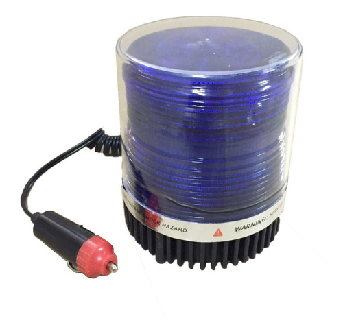 Imagen 1 de 5 de Baliza Flash Imantada Estroboscopica 12v Azul Seguridad