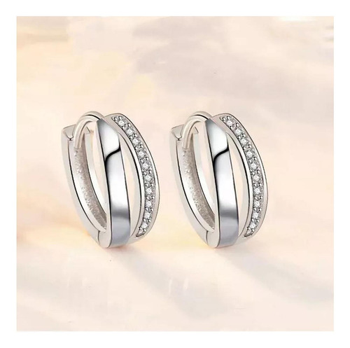 Arco Aretes, Mxinz-005, 5pzas, Aro, Plata, Metal/zirconia