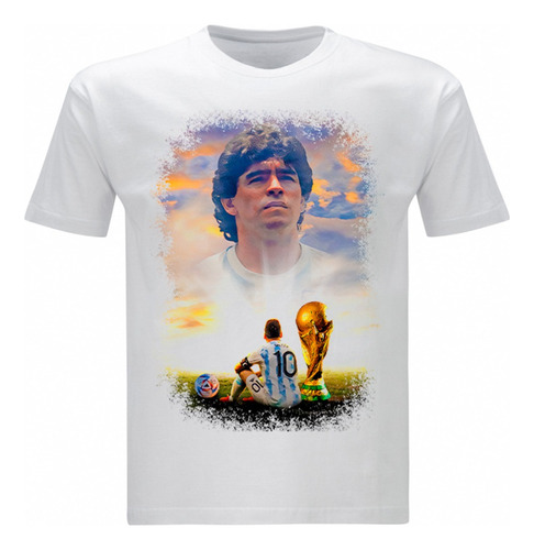 Polera Messi Homenaje A Maradona, Jóvenes, Adultos