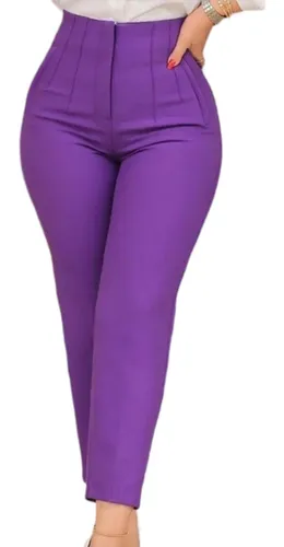 Pantalon De Vestir Mujer Recto