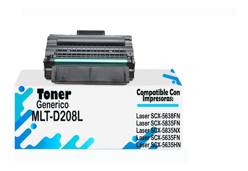 Toner Generico Mlt-d208l Para Scx-5635fn/scx-5835nx/scx-5638