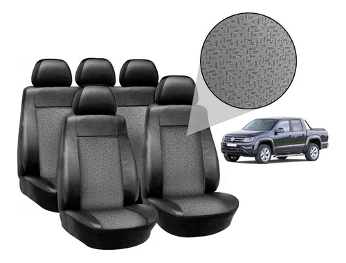 Fundas Cubre Asiento P/ Volkswagen Amarok C/ Jackard Premium