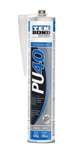 Sellador Poliuretano Tekbond 310 Ml Gris Tekbond 69957321925