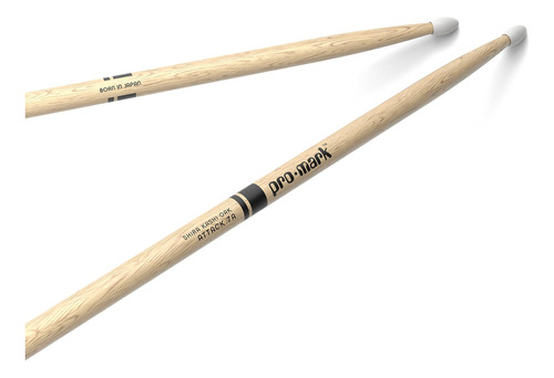 Promark Classic Attack 7a Baquetas De Roble Shira Kashi, Pun