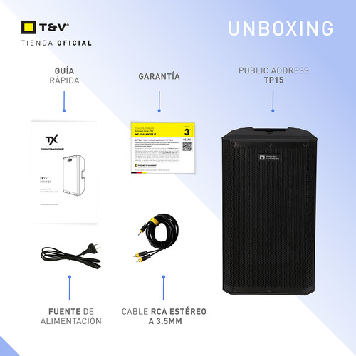 Sistema De Sonido Completo Para Eventos Y Conciertos En Vivo Color Negro