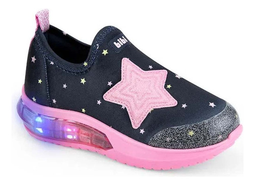 Zapatillas Bibi Nena Luces De Led Space Wave Niñas Rimini