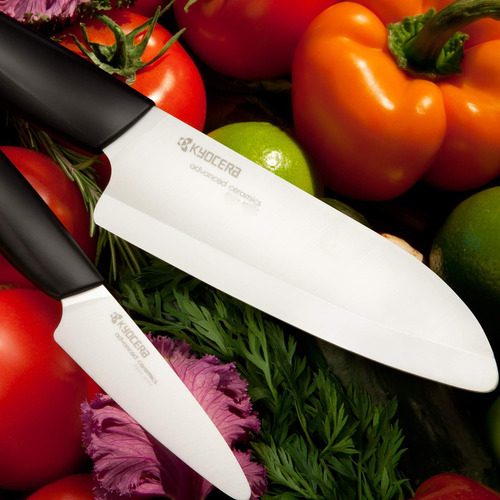 Kyocera Juego De Cuchillos De Hoja Blanca De 3 Pulgadas Y