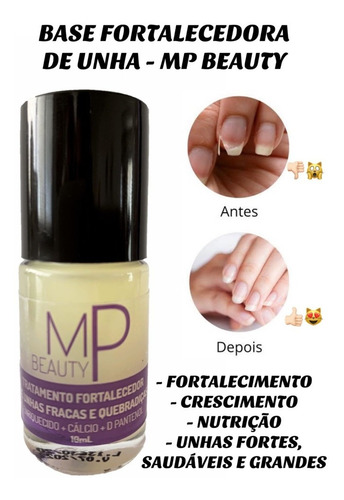 10 Base Mp Beauty Tratamento Unhas Fracas Quebradiças + Brd