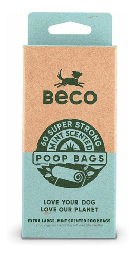 Beco Bags, Bolsas De Basura Ecológicas Para Perros, 60 Bolsa