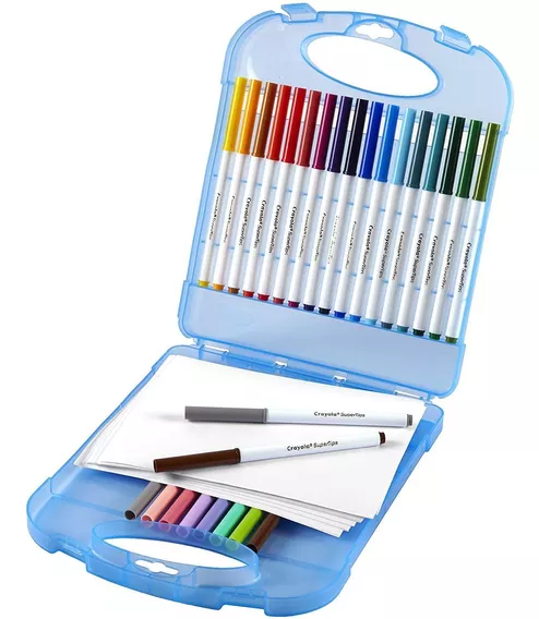 65 Marcadores Lavables Crayola Supertips