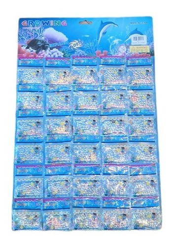 Imagen 1 de 1 de Bolitas Biogel Transparentes X30 Gel Repuesto Orbeez V Cresp