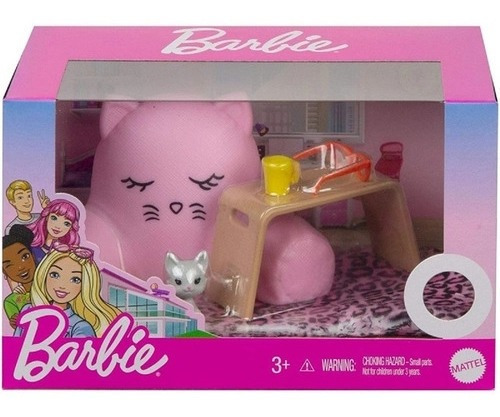 Gato Sala Móveis Barbie - Mattel Grg56-grg57-944a