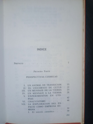 Libro La Conexión Cósmica Carl Sagan Tapa Dura