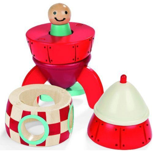 Foguete 2 Em 1 Para Montar E Desmontar Com Brinquedo Anexo