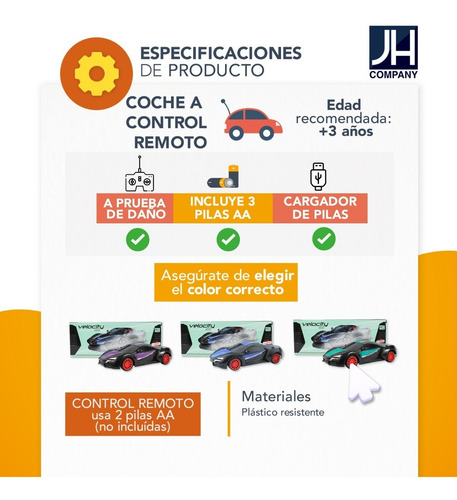 Imagen 6 de 9 de Auto De Carreras Juguete Vehiculo Control Remoto Rc Dy1599