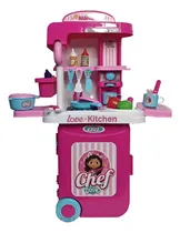 Comprar Como Con Accesorios De Chef Fucsia Y+banderitas Adhesivas