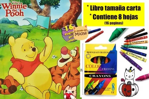  TOYVENTIVE Libros para colorear y crayones jumbo para niña :  Juguetes y Juegos