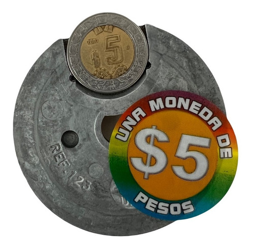 Disco Engrane Original Moneda$5 Chiclera Dispensadora Beaver