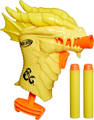 Nerf Microshots Dungeons Dragons Palarandusk Blaster, 2 Dart