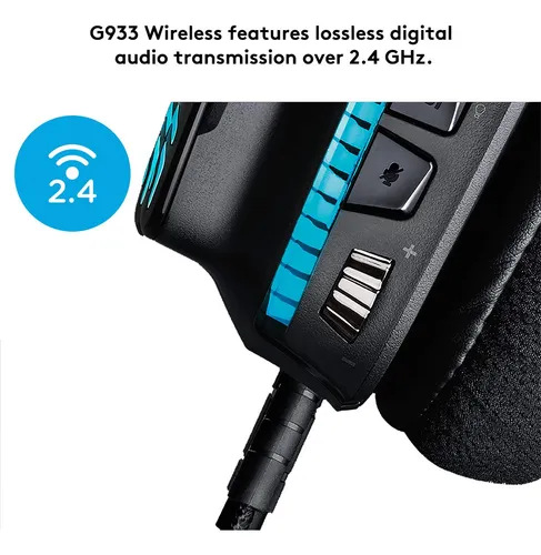 Auriculares Para Juegos Logitech G933 Wireless 7.1 Surround