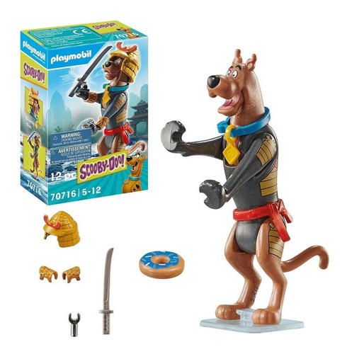 Playmobil - Scooby Doo Figura Samurai - 12 Peças 70716