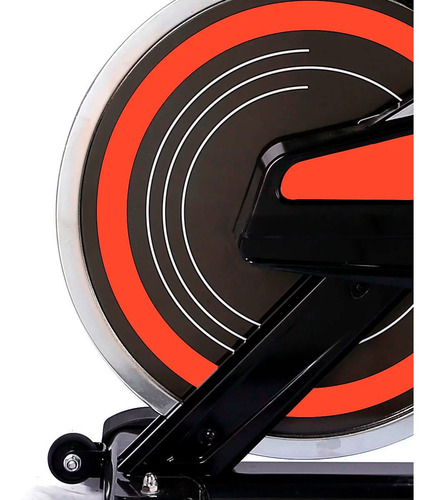 Imagem 2 de 4 de Bicicleta Spinning Freecycle 7800 - Preto E Laranja