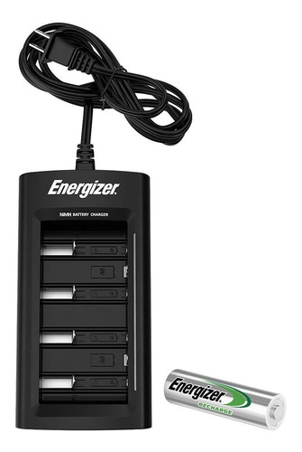Imagen 4 de 6 de Cargador Universal Pilas Energizer + 4 Pilas Recargables Aa