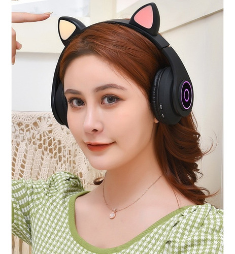 Auriculares Auriculares De Gato Con Orejas De Niño