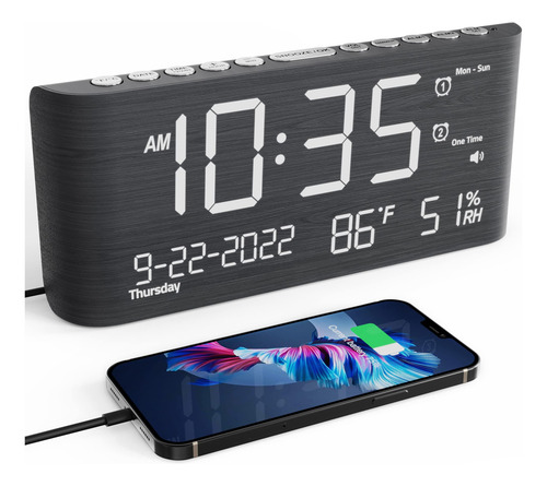 Relojes Digitales Para Dormitorios Reloj Despertador De
