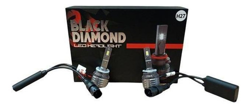 Kit Lampada Led Cclot Black Diamond H27 9000l 6500k Can Bus