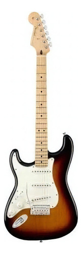 Guitarra elétrica para  canhoto Fender Player Stratocaster de  amieiro 2010 3-color sunburst brilhante com diapasão de bordo