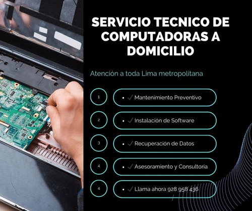 Servicio Tecnico Y Reparacion De Computadoras