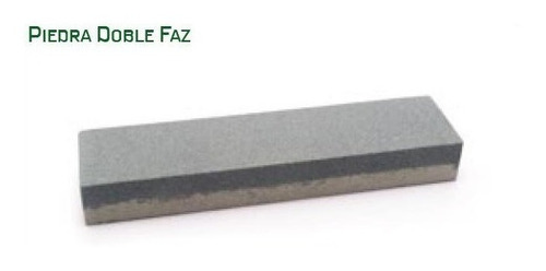 Piedra Afilar Doble Faz 20cm 8'' Oxido De Aluminio Wembley