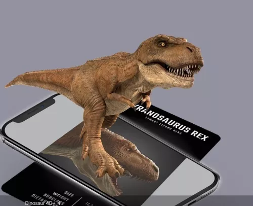 Como colocar dinossauros em 3D na sua casa com a realidade