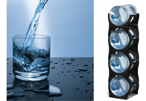 Estante De Almacenamiento De Botellas De Agua Apilable ...