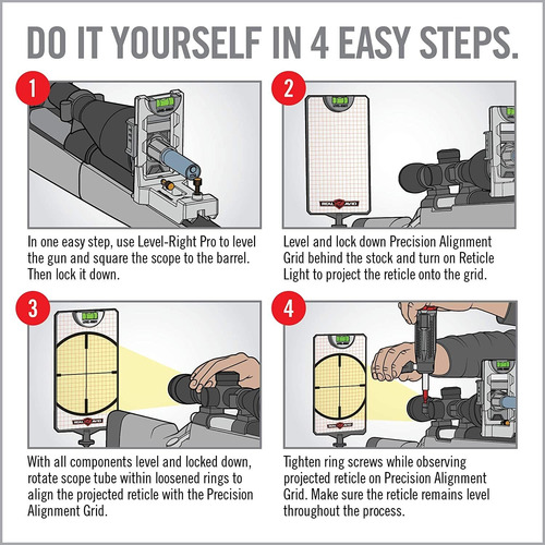 Real Avid Kit De Nivelación De Alcance Y Sistema De Nivel De