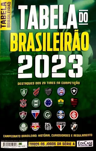 Brasileirão 2023: tabela completa com todos os jogos do Campeonato