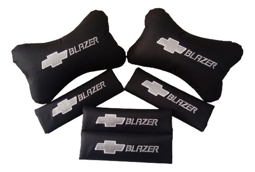 Kit Almohadas Apoya Cabeza Portacinturones Seguridad Blazer