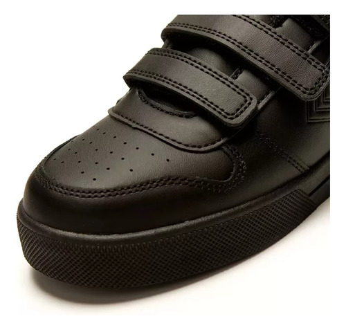 Zapatillas Atomik Chicos Triple Abrojo Velcro Colegial