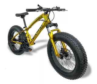 Bicicleta Fat Bike Aro 20 Pneus 4.0 Freios A Disco Infantil