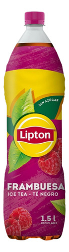 Ice Tea Negro Lipton Frambuesa 1.5 L Sin Azucar Pack 6 Und