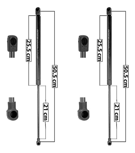 2-amortiguadores 5a Puerta Spart Seat Leon (99-05)