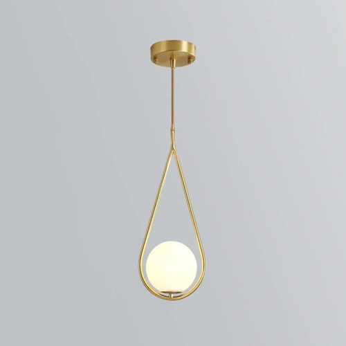 Lampara De Techo Nórdica Modelo Gota Minimalista