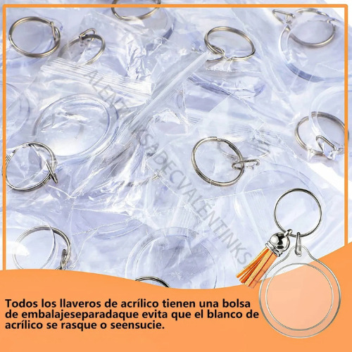 48 Llaveros Acrilicos Fotos Publicidad Recuerdos Redondo