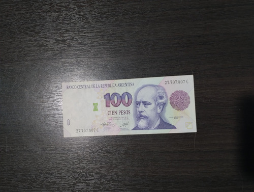 Primer Diseño Billete $100 Roca Muy Buen Estado (Usado)