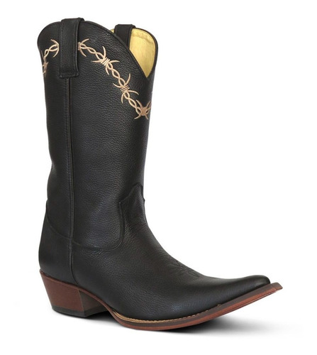 Bota Country Texana Arame Farpado 