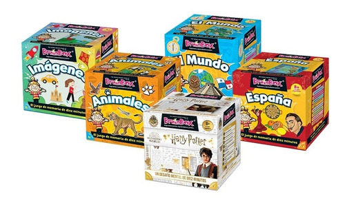 Imagen 2 de 3 de Brainbox Harry Potter:juego De Mesa Para La Familia Y Amigos