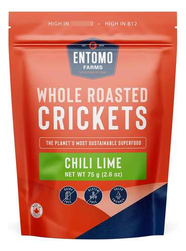 Grillos Tostados Enteros Sabor Chile Lima 74 G