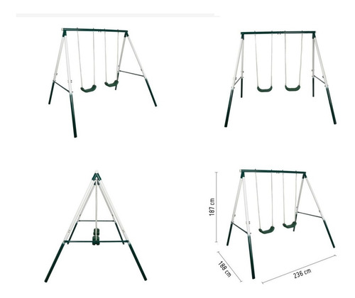 Columpio Con 2 Asientos Envíos A Nivel Nacional